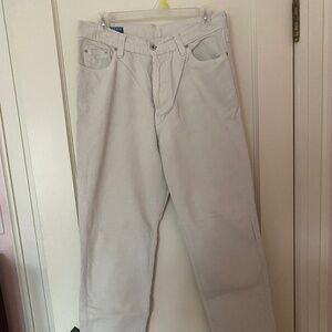 Tiffosi Corduroy white pants, size EU 40